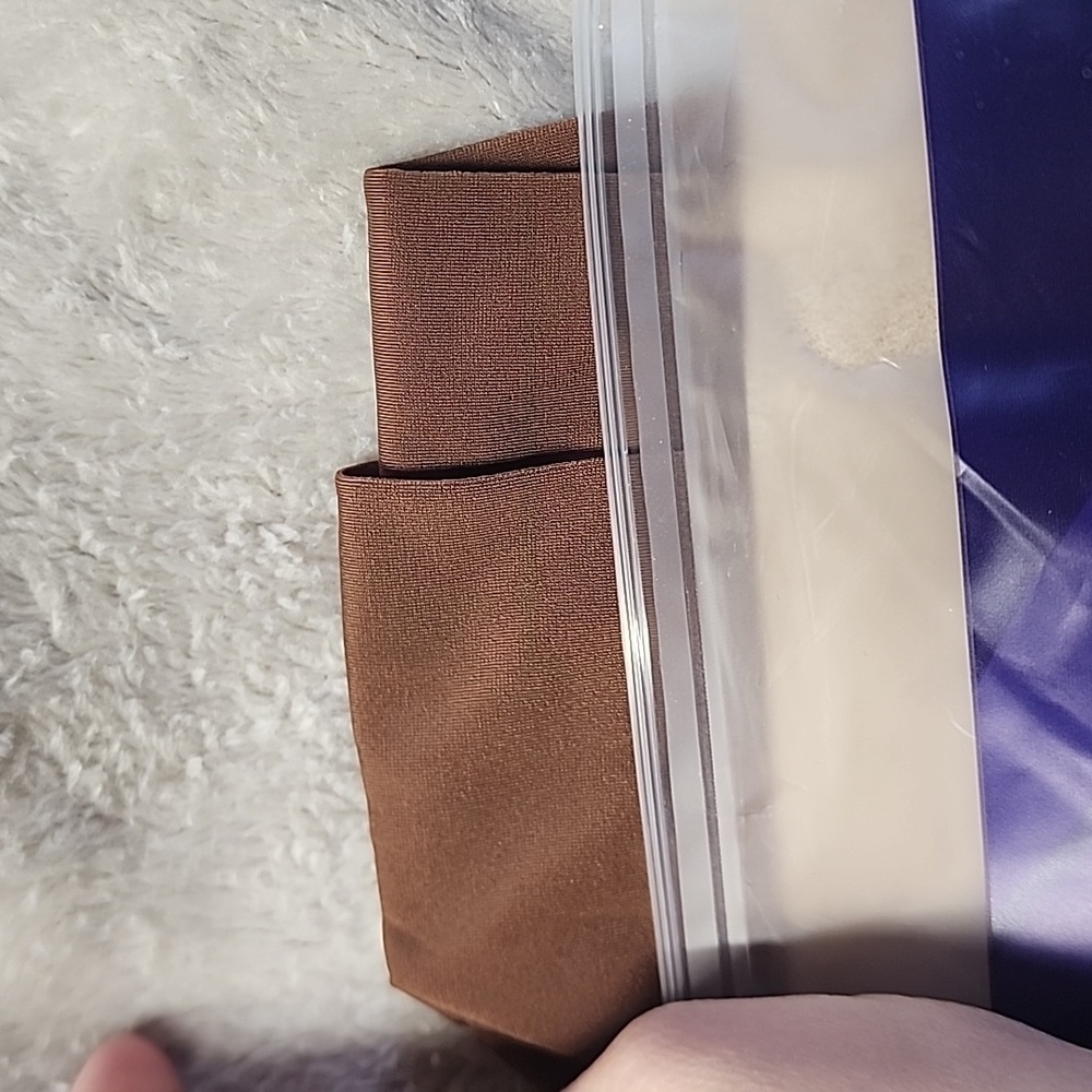 Women's Empetua tear-proof shaping tights. XL tan. - Picture 3 of 3